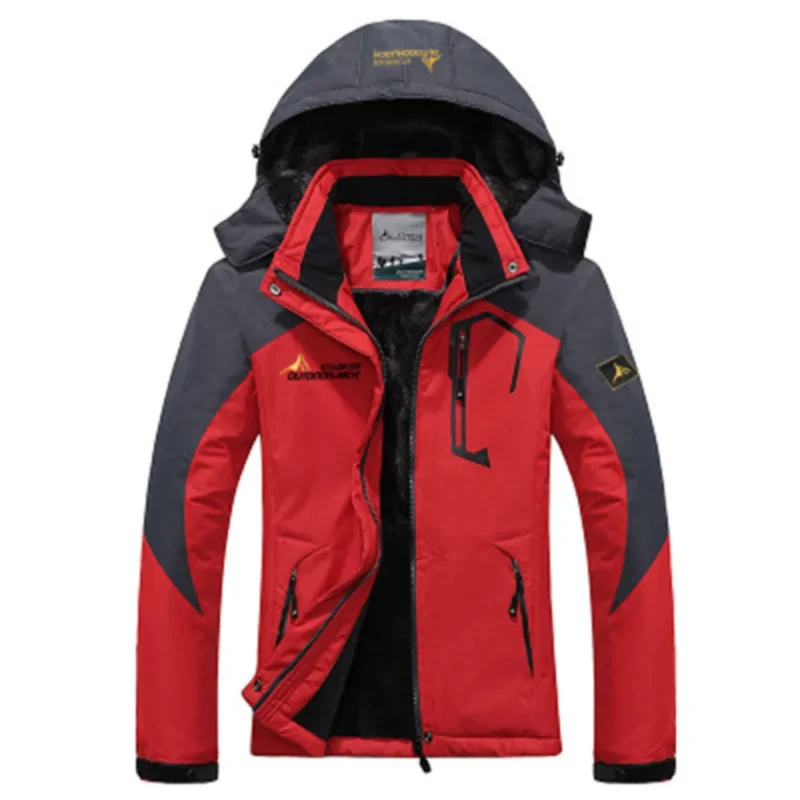 Premium Men's Military Parka Winter Coat with Cotton Fleece Lining - Image 2