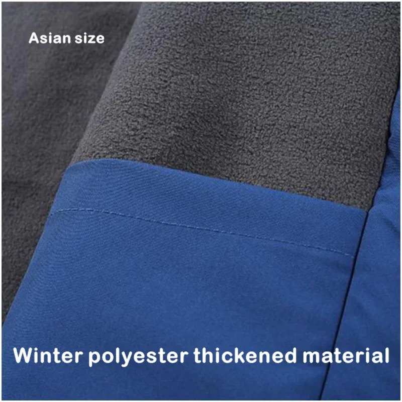 Men's Premium Waterproof Winter Jacket with Hood Fleece Lined - Image 6