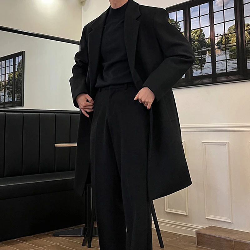 Elegant wool car coat styled for formal occasions