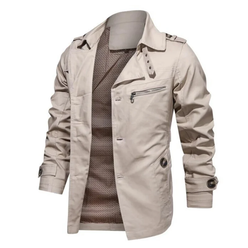 Men's Casual Denim Jacket with Detachable Hood Big & Tall Plus Size - Image 2