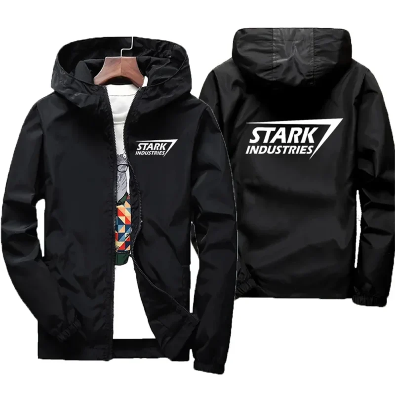 Men's Hooded Trench Coat Oxford Fabric Casual Modern Korean Style - Image 5