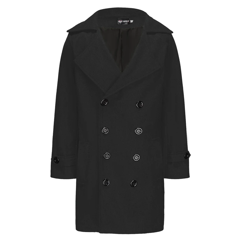 Mens Wool Pea Coat