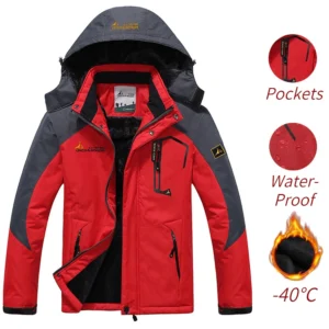 Premium Men's Military Parka Winter Coat with Cotton Fleece Lining