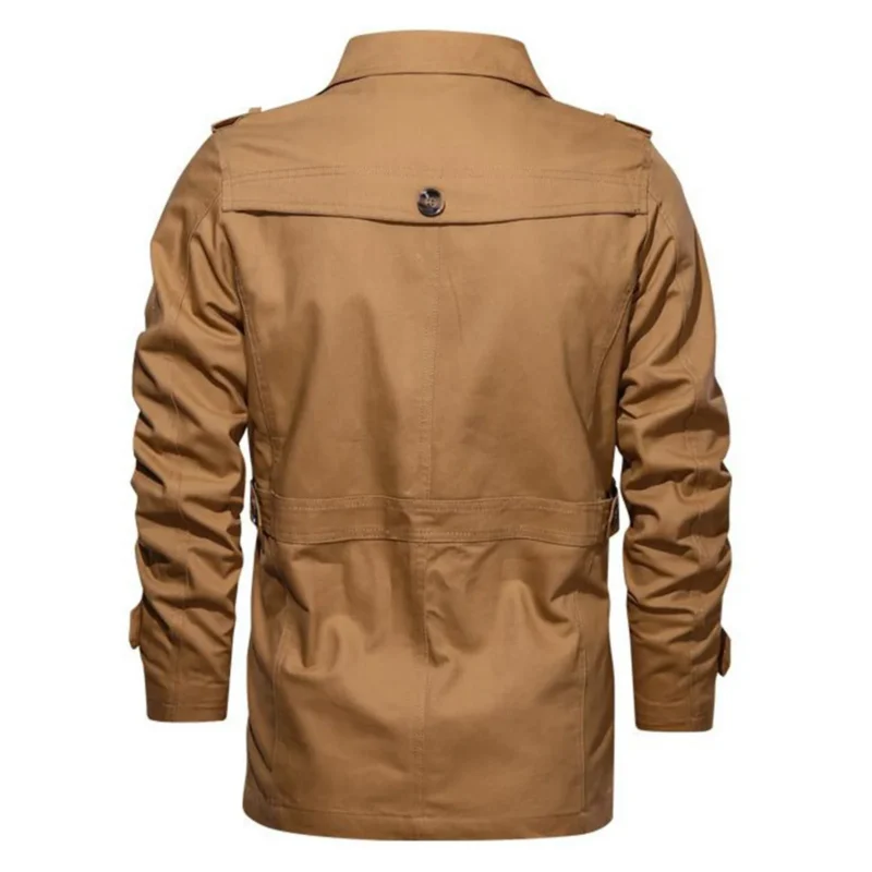 Men's Casual Denim Jacket with Detachable Hood Big & Tall Plus Size - Image 5