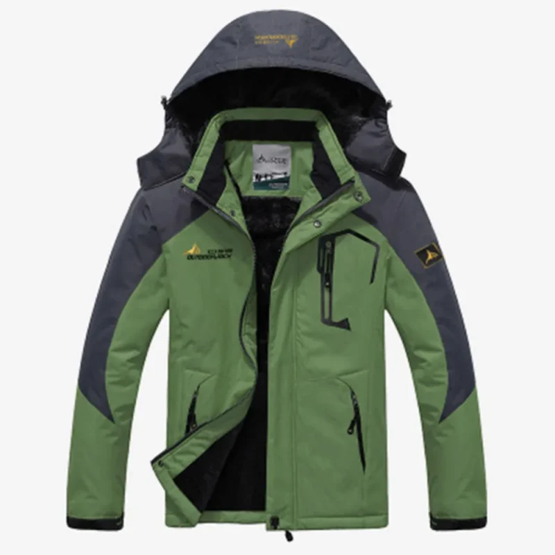 Premium Men's Military Parka Winter Coat with Cotton Fleece Lining - Image 5
