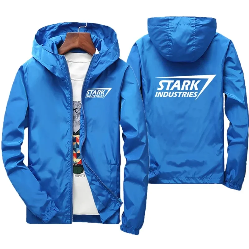 Men's Hooded Trench Coat Oxford Fabric Casual Modern Korean Style - Image 4