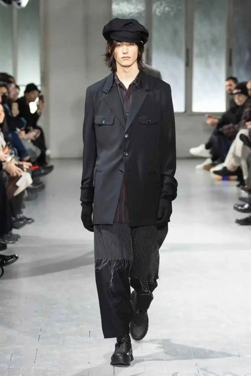 Men's Classic Wool Mid-Length Winter Coat with Casual Styling - Image 2