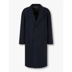 Classic Wool Single Breasted Overcoat for Men Fall Winter Collection