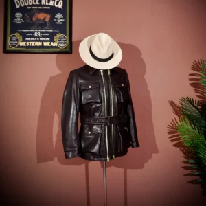 Premium Sheepskin M65 Safari Leather Jacket for Men