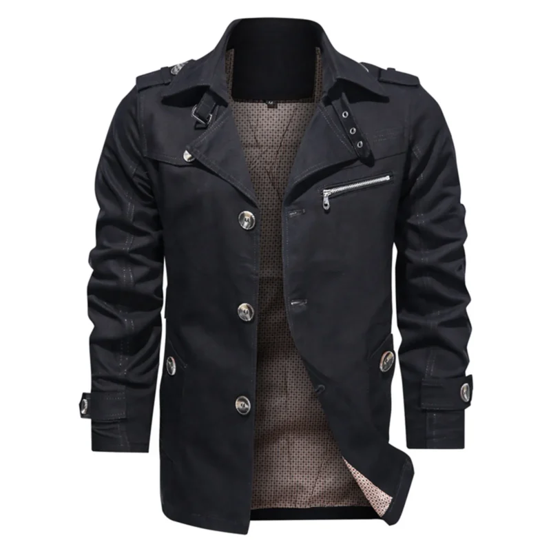 Men's Casual Denim Jacket with Detachable Hood Big & Tall Plus Size