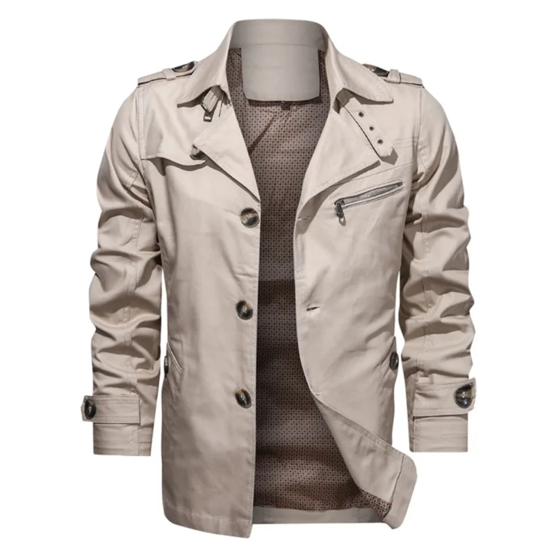 Men's Casual Denim Jacket with Detachable Hood Big & Tall Plus Size - Image 7