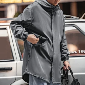 Men's Vintage M51 Fishtail Parka Hooded Military Windbreaker Coat