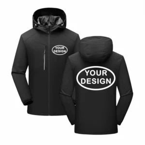 Men's Premium Waterproof Winter Jacket with Hood Fleece Lined