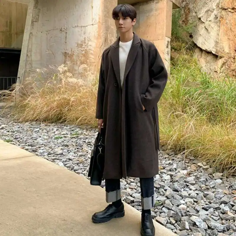 Classic wool overcoat demonstrating appropriate warmth for moderate winter climates