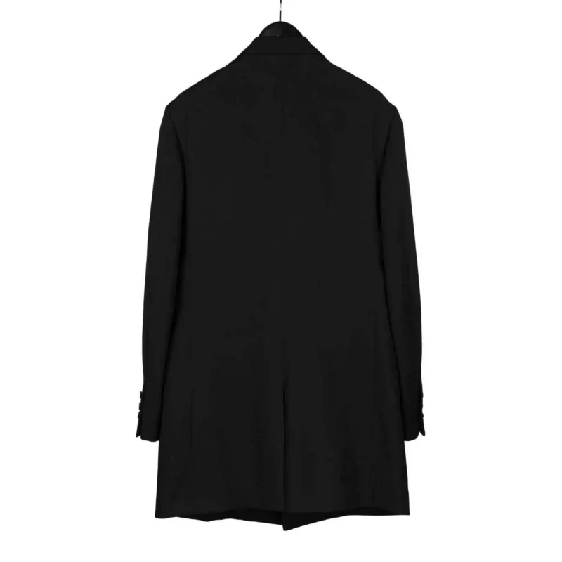 Men's Classic Wool Mid-Length Winter Coat with Casual Styling - Image 4