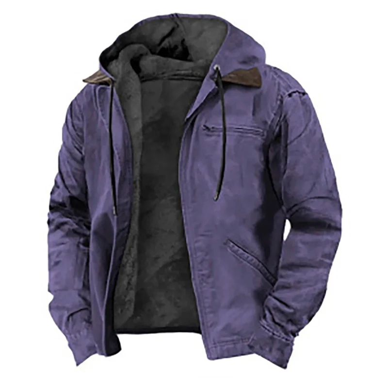 Men's Waterproof Hooded Raincoat with Detachable Hood for Spring Travel - Image 2