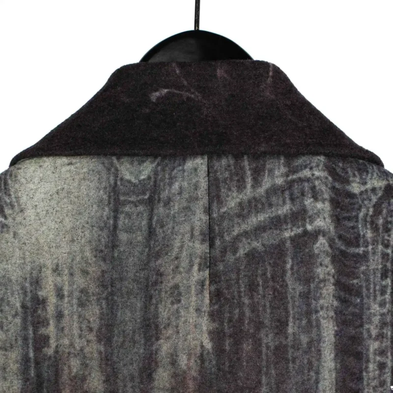 Premium Wool Mid-Length Overcoat Smart Casual Men's Winter Coat - Image 4