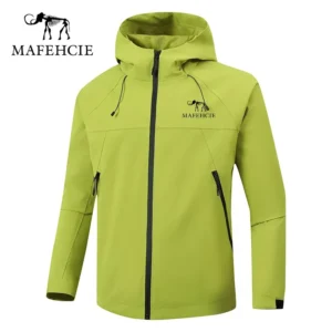 Men's Waterproof Lightweight Windbreaker Jacket for Hiking and Outdoor Activities