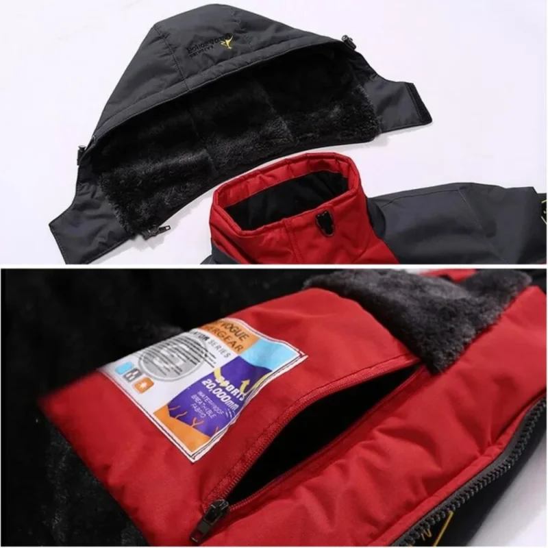 Premium Men's Military Parka Winter Coat with Cotton Fleece Lining - Image 4