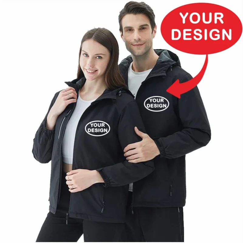 Men's Premium Waterproof Winter Jacket with Hood Fleece Lined - Image 3
