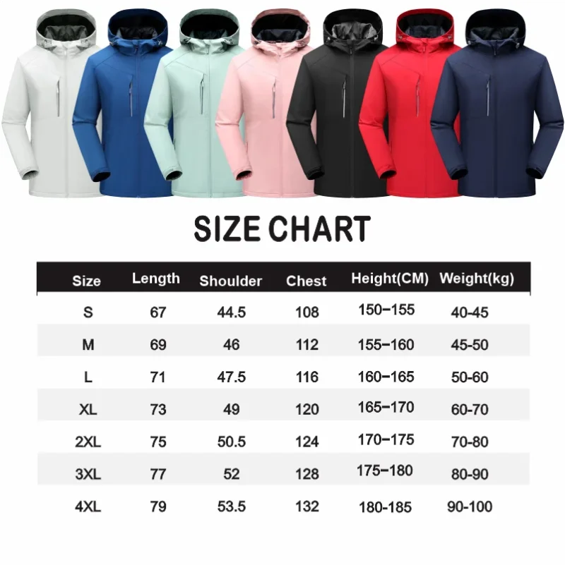 Men's Premium Waterproof Winter Jacket with Hood Fleece Lined - Image 2