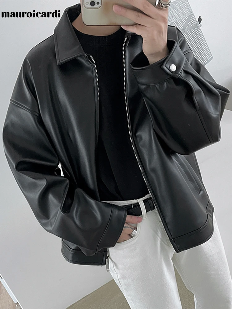 Modern faux leather jacket showing style versatility and finish