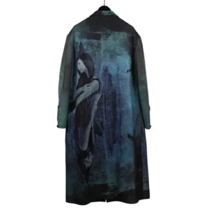 Premium Wool Mid-Length Overcoat with Suit Collar for Men
