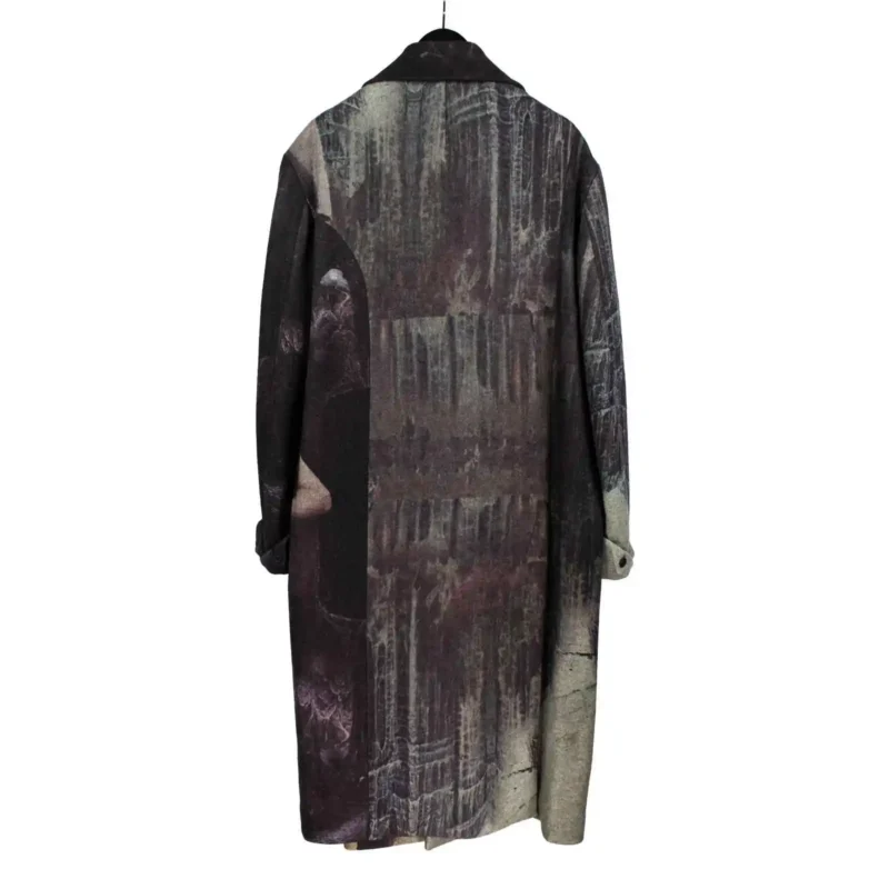 Premium Wool Mid-Length Overcoat Smart Casual Men's Winter Coat - Image 3